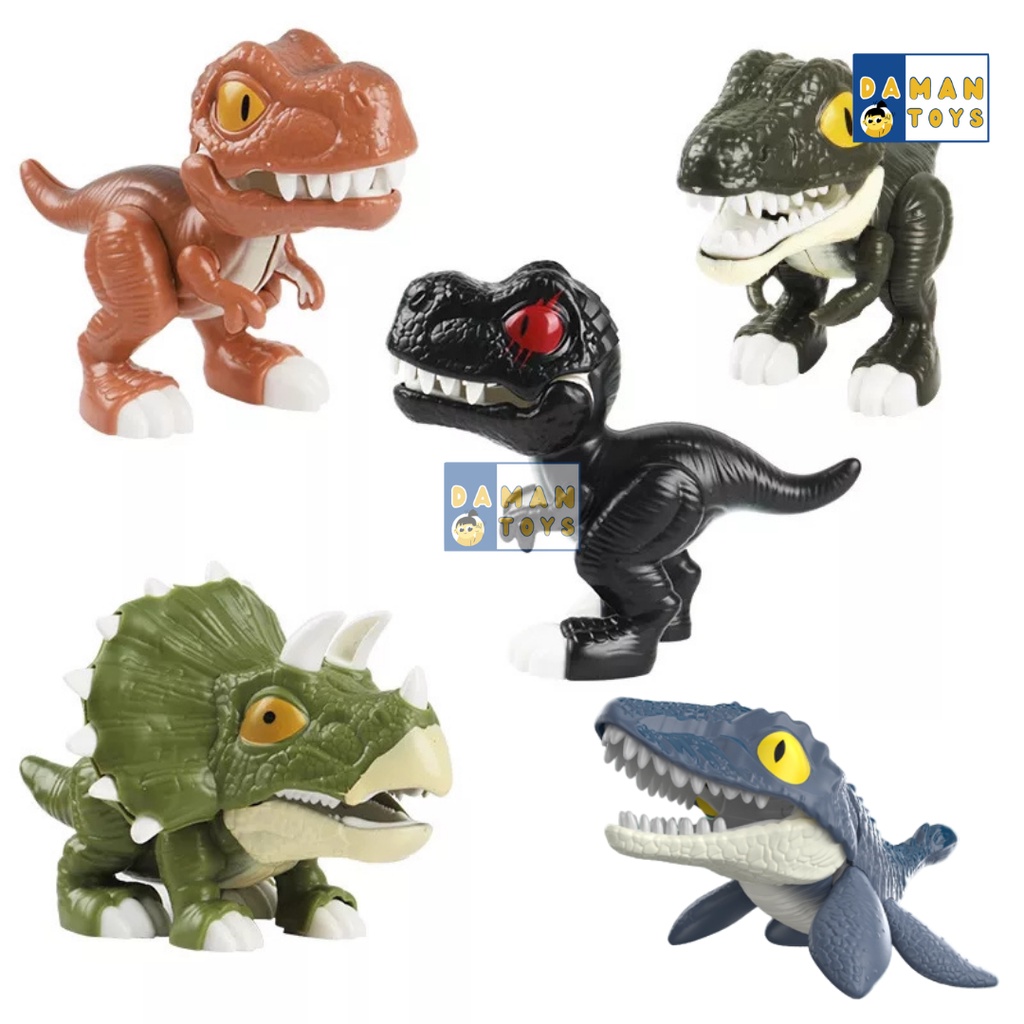 Mainan Dinosaurus DIY Bongkar Pasang Dino Indoraptor Trex Mosasaurus Dinosaur