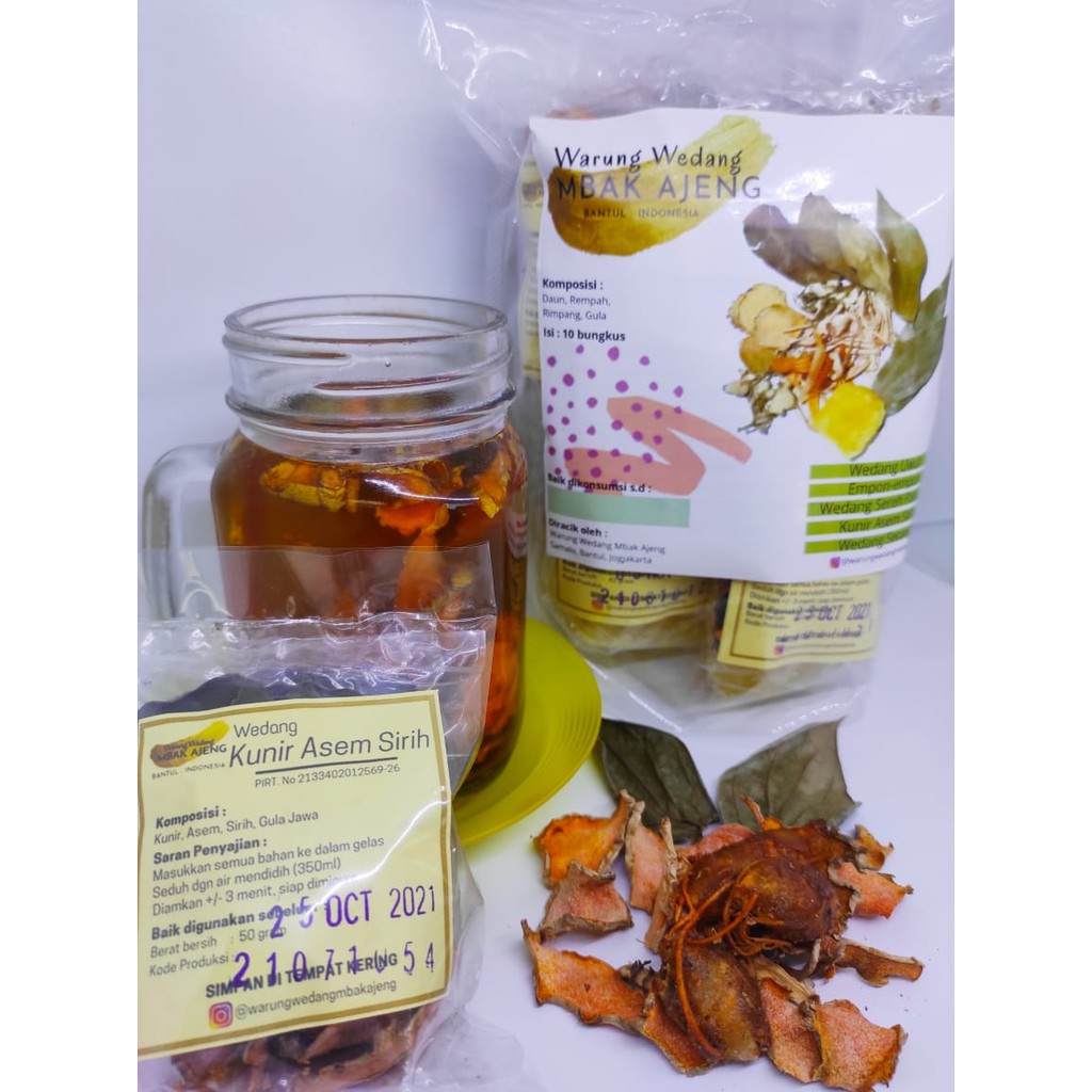 

Special Wedang Kunir Asem - Sirih Khas Yogyakarta