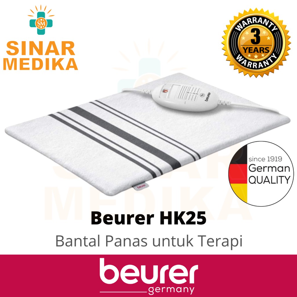 BEURER HK 25 - BANTAL TERAPI PANAS / HK25 HEAT PAD ELECTRIC / Pad Heating Pemanas Listrik