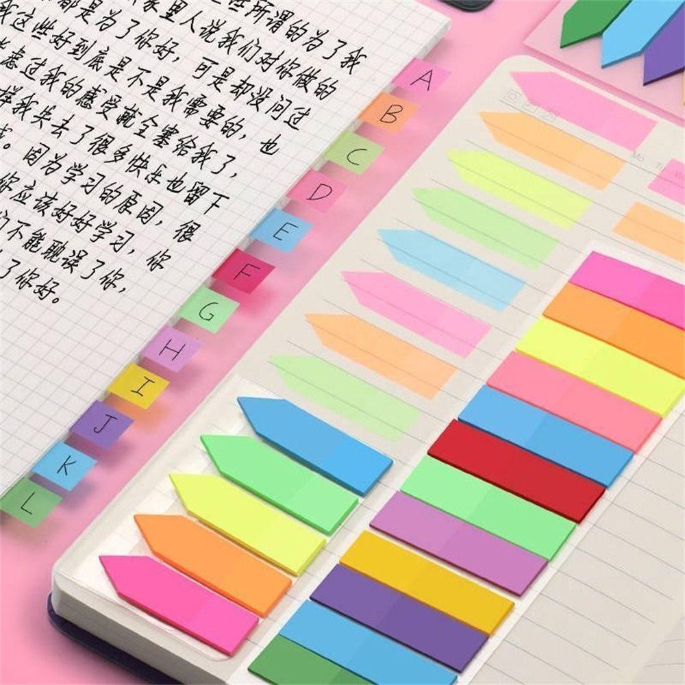 Nanas 100lembar Sticky Notes Bookmark Stationery Tab Strip Perlengkapan Kantor Label Paster Stiker