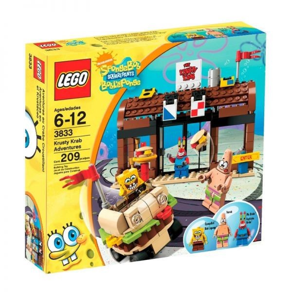 Lego SpongeBob SquarePants Krusty Krab Adventures - 3833 ORI