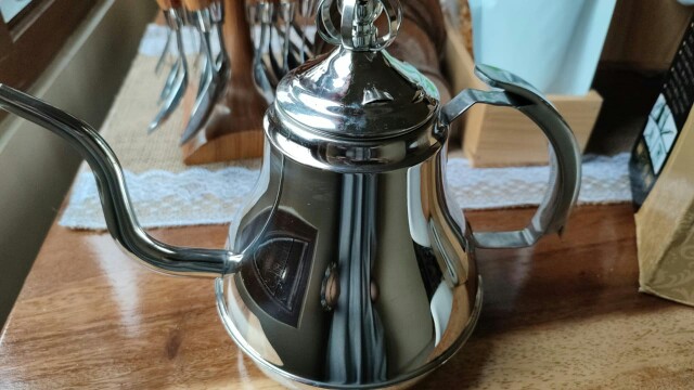 Teko Leher Angsa Mahkota 1.2l / Gooseneck Kettle 1.2l , Teko-62082