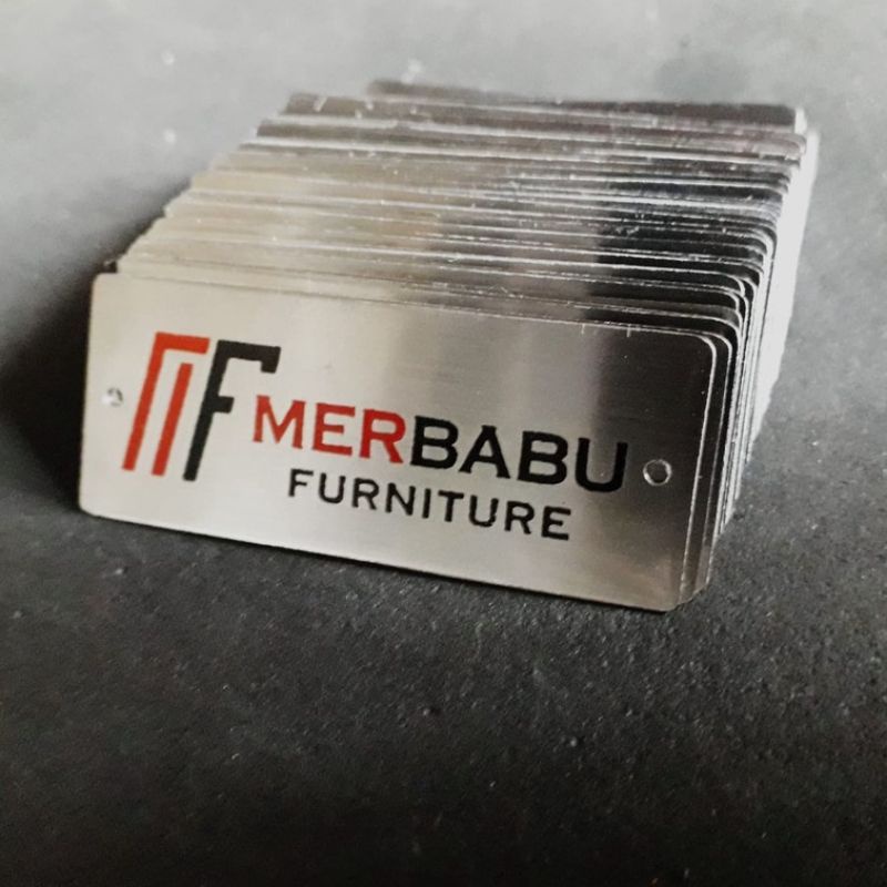 

label plat furniture karoseri
