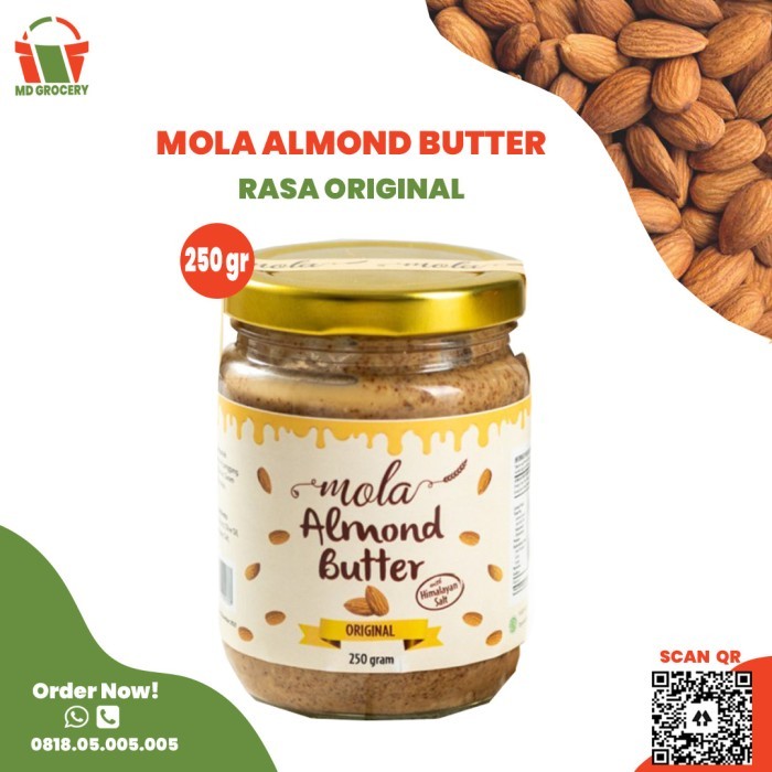 

Yuuk Merapat Mola Almond Butter Original Asin - 250 Gr