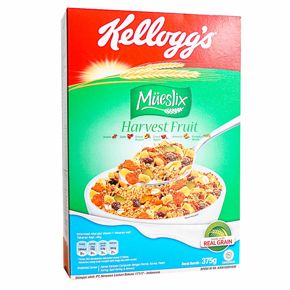 Kellogg’s Mueslix Harvest Fruits 355gr