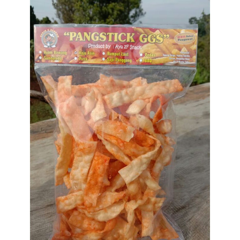 

Pangstik GGS Bandung /Pangsit stik / makanan / makanan ringan / makanan bandung /Makanan stik /220gr
