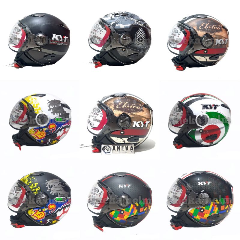 HELM KYT ELSICO MOTIF | HELM CLASIC ORIGINAL KYT