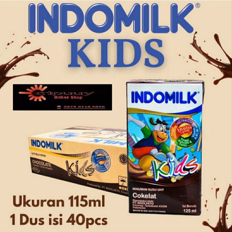 

Indomilk Kids Cokelat 115 ml / Karton