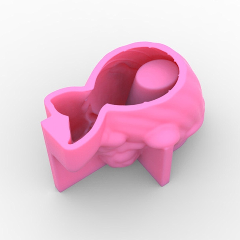 Cetakan Pot Bunga Handmade DIY Bentuk Paus 3D Bahan Silikon Untuk Dekorasi Rumah