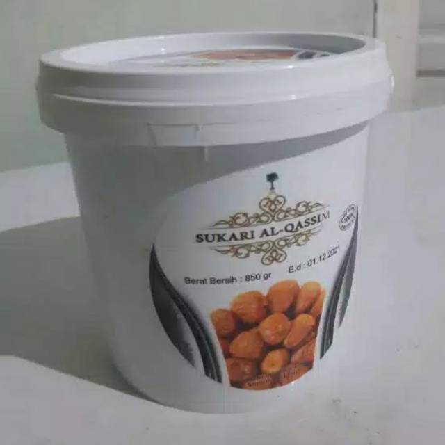 

Kurma Sukari ember 850gr, Kurma Sukari Al-Qosim