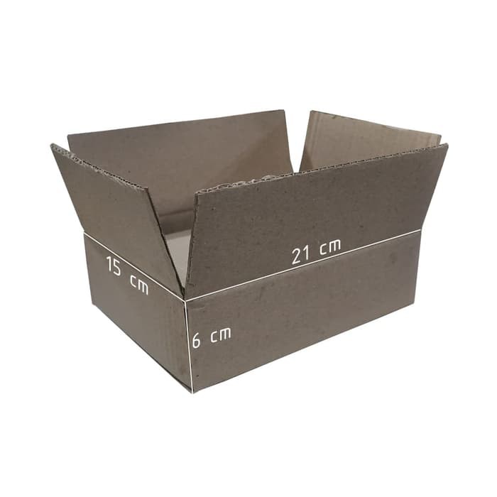 

Box / Karton / Kardus / Dus Ukuran 21x15x6 cm B-Flute - 10 pcs (12035)