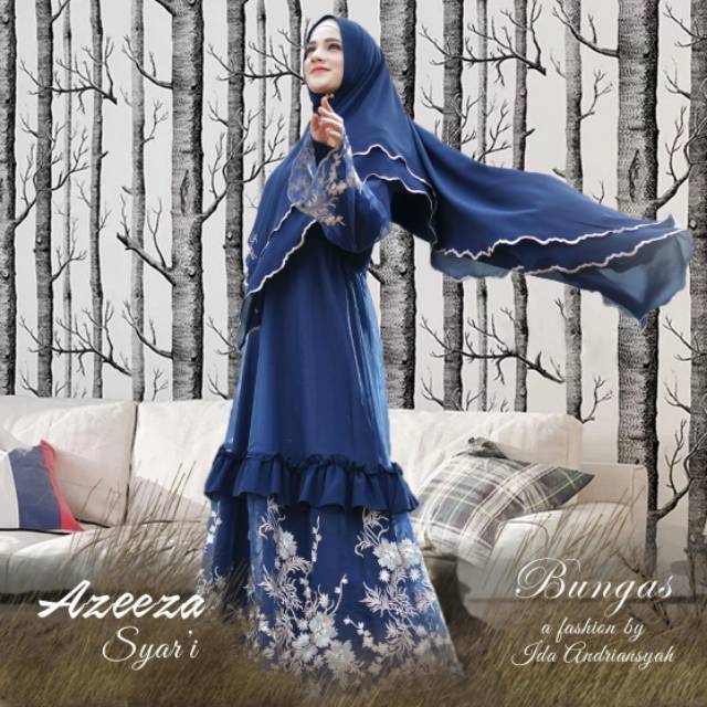 Azeeza syari pesta mewah IED SERIES  by Bunga's Fashion
