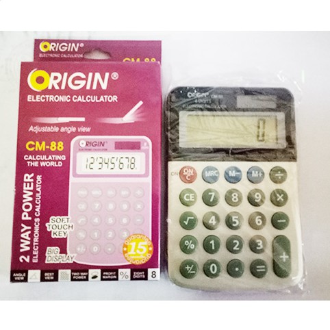 

Kalkulator CM 88 Origin 8 Digit/Electronic Calculator Origin CM-88/ Kalkulator Origin CM88