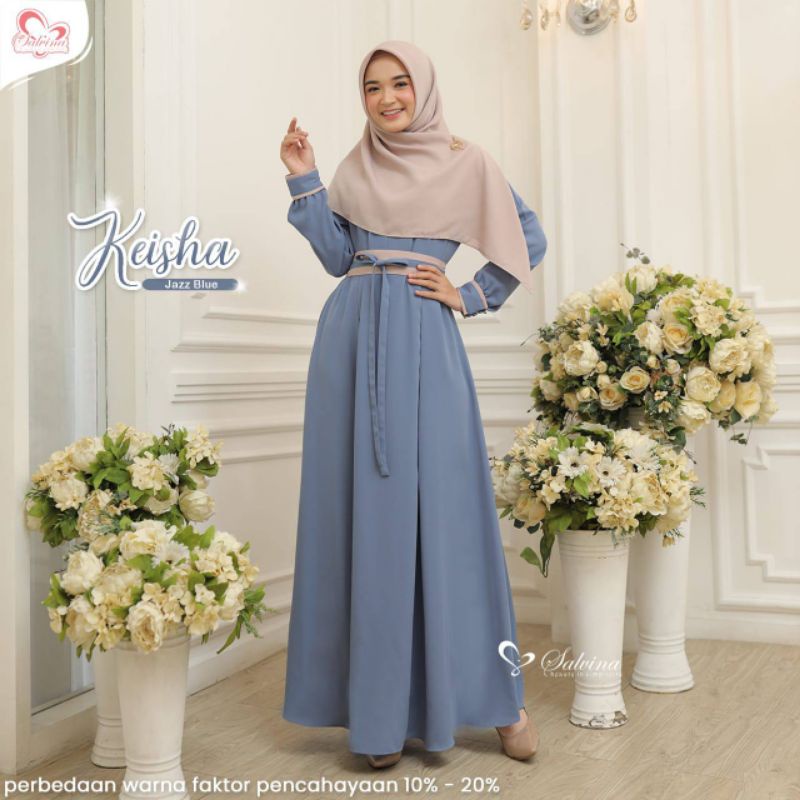 Moslem ori Keisha dress by salvina hijab (open po)