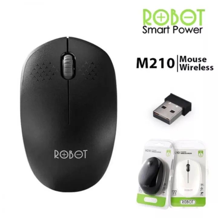 Robot M210 Mouse Wireless 2.4G Optical USB