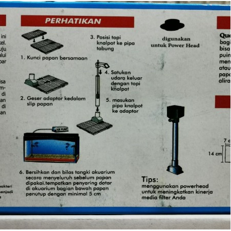 UGF TERMURAH UNDERGRAVEL FILTER 75 CM QUEEN FILTER BAWAH AQUARIUM