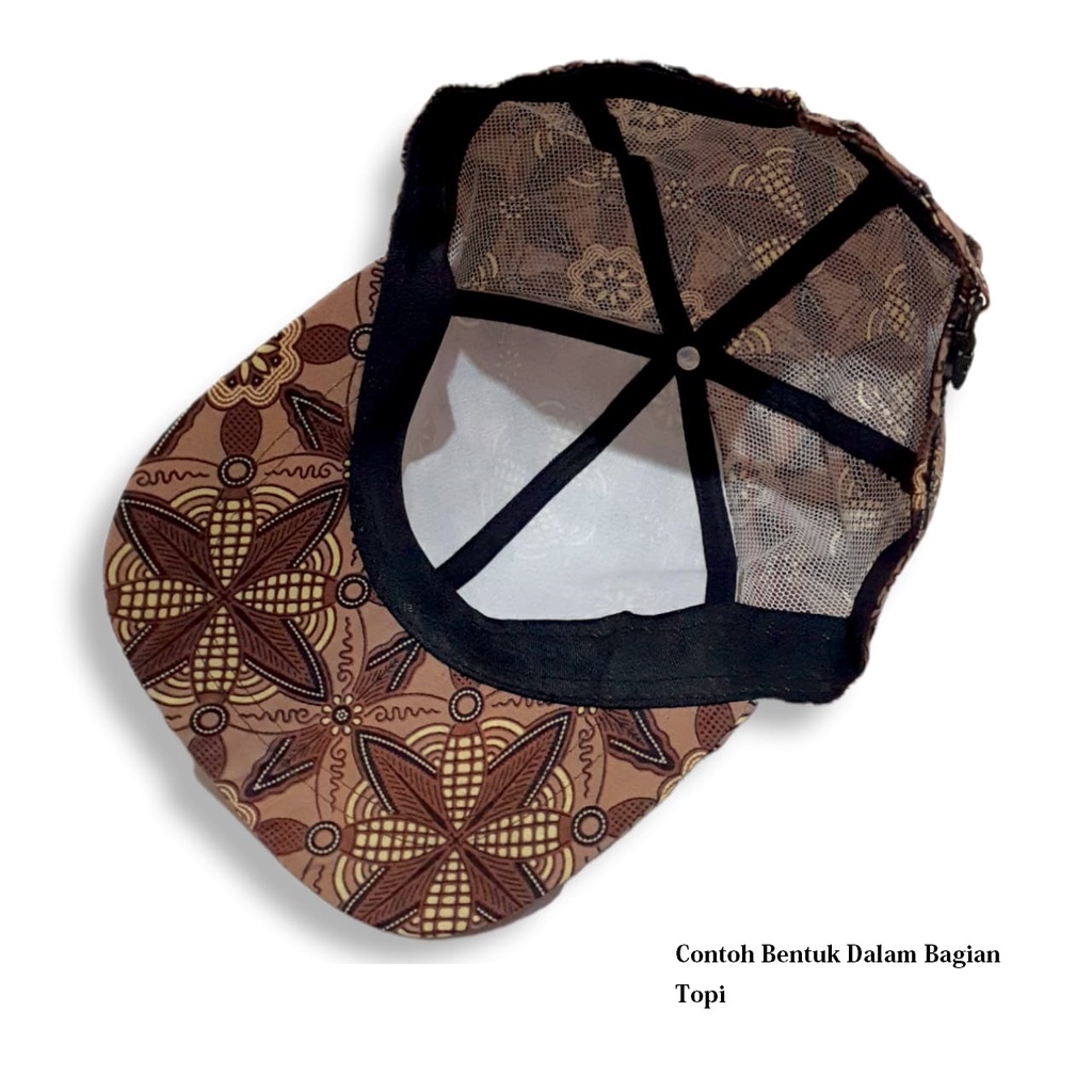 Topi Batik Baseball Handmade Batik Cap 07 / Topi Batik Kain Baseball Jogja