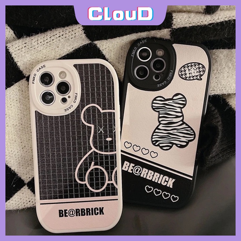 Soft Case Pelindung Motif Kartun Beruang Untuk iPhone 7 8 Plus 11 13 12 Pro MAX 6 6s Plus XR X XS MAX SE 2020