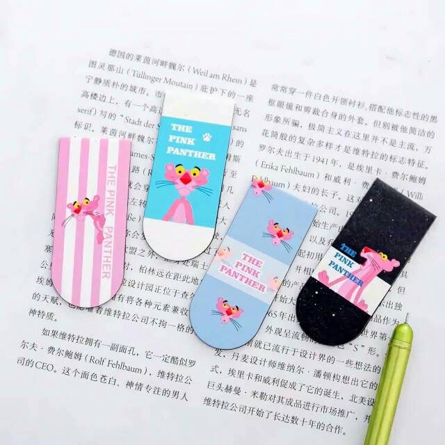 

Pink Panther Magnetic Bookmarks | Pembatas Buku Pink Panther