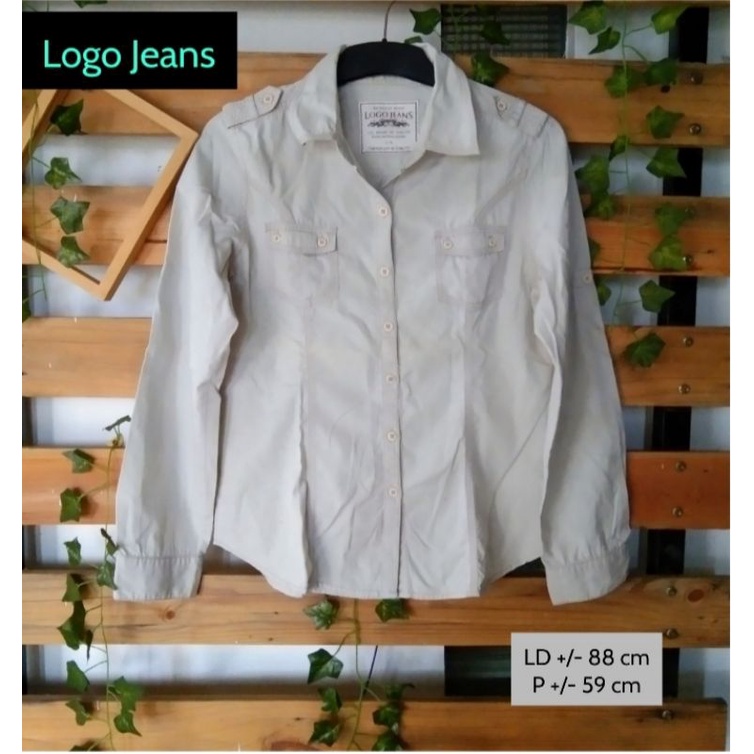 Preloved Kemeja Branded ( Logo Jeans, Ocean Pasific, C2 , RFL, TRISET, Cole Ladies, AKO Ladies, RODE