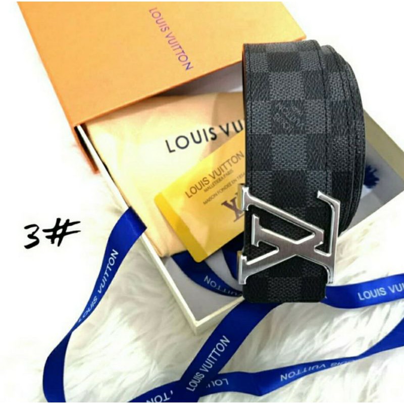Gesper LV Sabuk LV Ikat Pinggang Pria LV MIRROR QUALITY