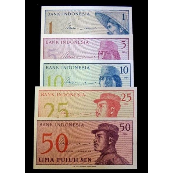 set dwikora uang kuno jajahan Jepang