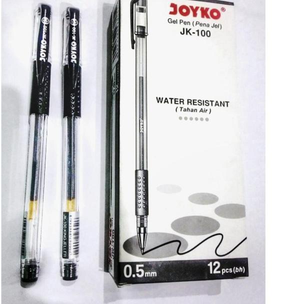 

❂ Pen Bolpen Gel JK-100 Joyko ( 12 PCS ) ☈