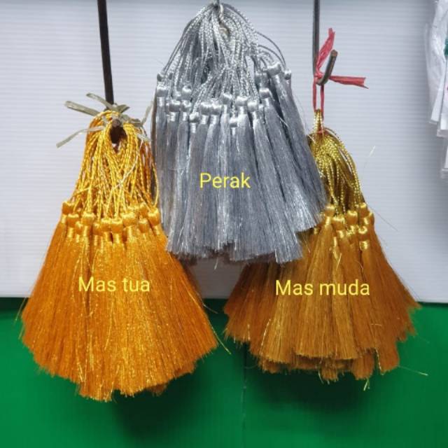 Tassel / rumbai mas/perak