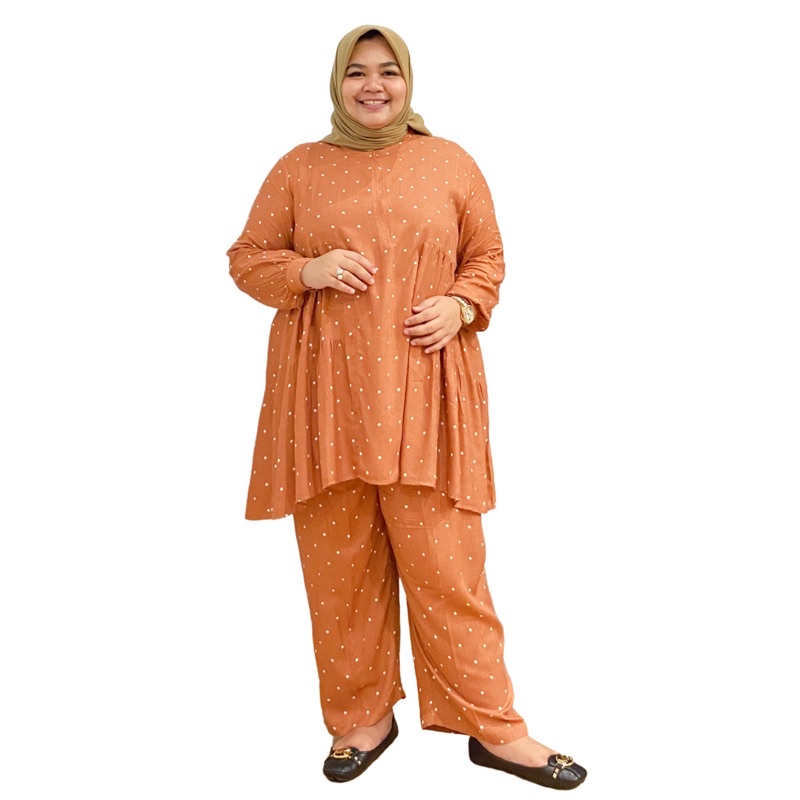 Elena Setelan Wanita BIG size Kekinian