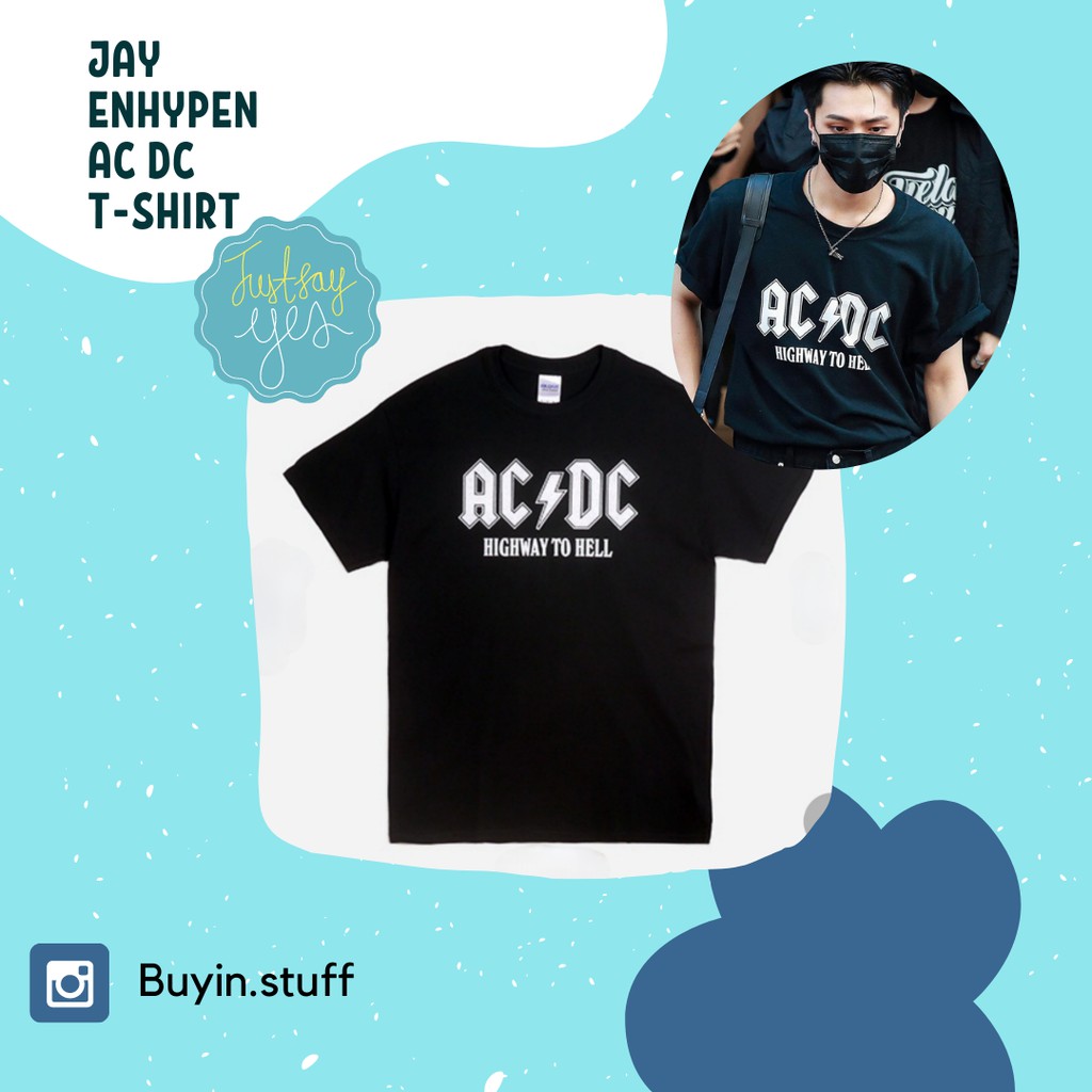 JAY ENHYPEN AC DC T-SHIRT