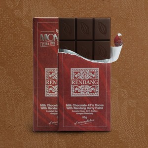 

Cokelat Rendang Coklat Chocolate Dark 42% Monggo 80 gram Jogja