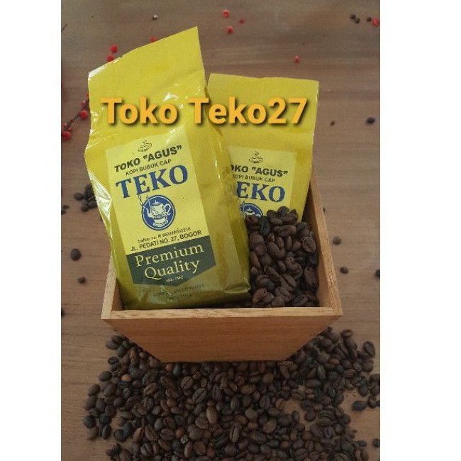 

KOPI CAP TEKO PREMIUM (KOPI LOKAL BOGOR) netto 250gr, House Blend Robusta Premium