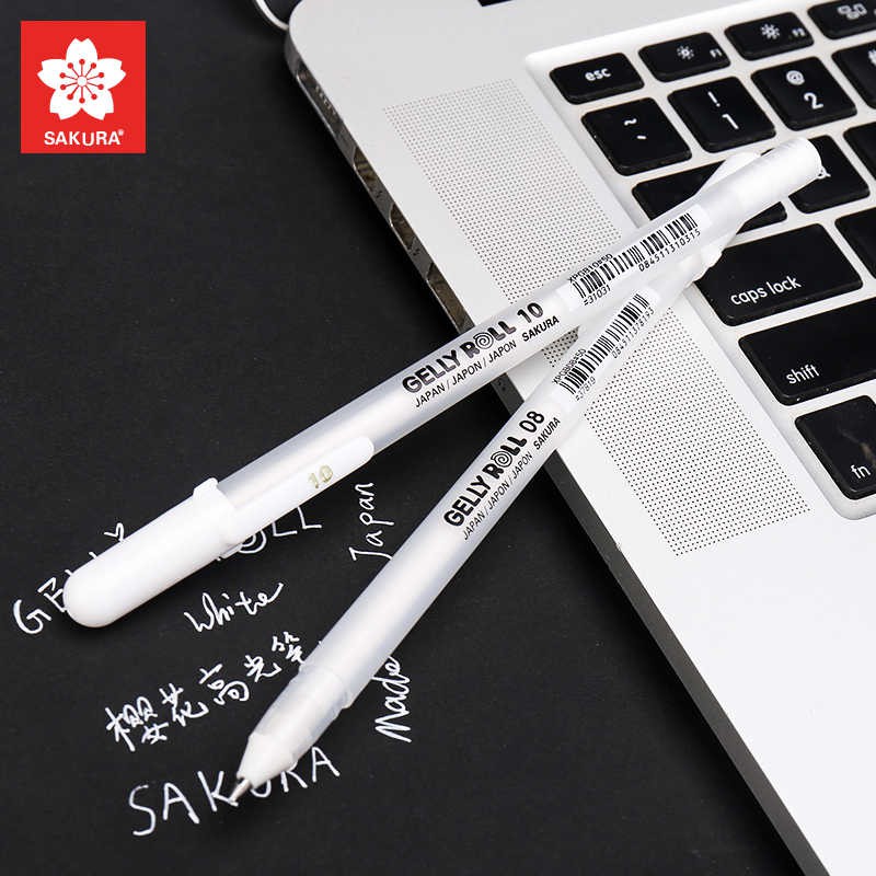 

SAKURA GELLY ROLL WHITE INK PEN | PULPEN TINTA PUITH