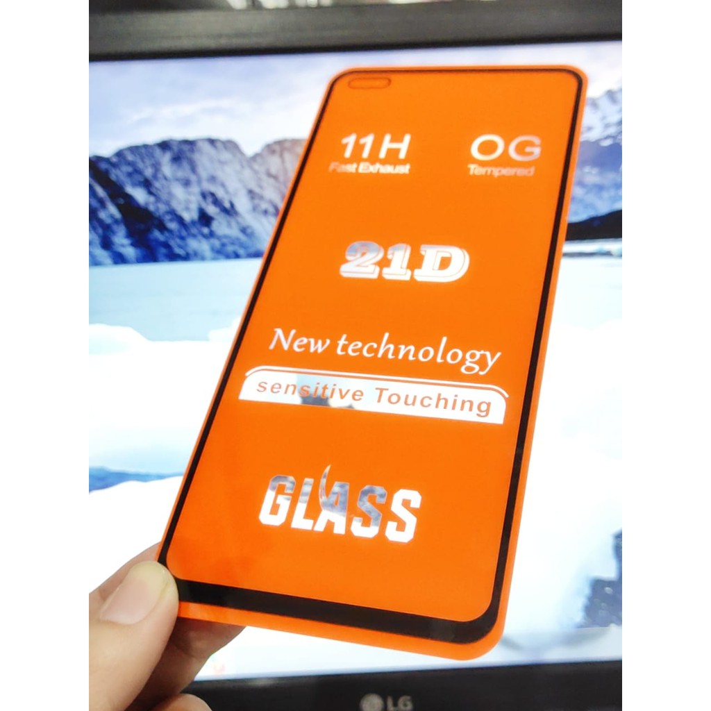 KOREAN FULL LEM Infinix Zero 8 X687 6.85 inchi Tempered Glass FULL SCREEN TG 5D 9D 21D FULL GLUE