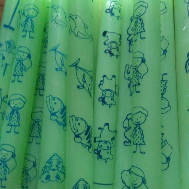 Plastik es mambo  kekinian / lilin sablon lucu dan imut