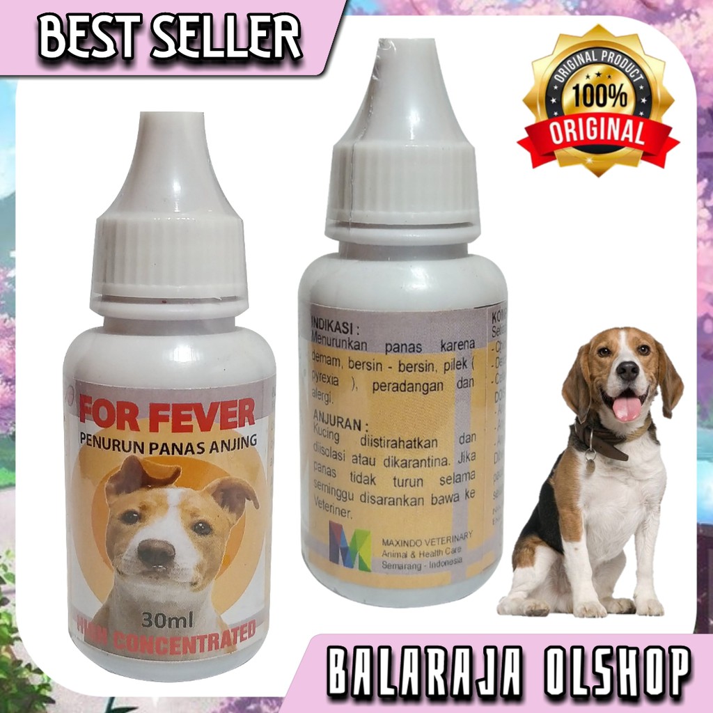 OBAT DEMAM ANJING PENURUN PANAS ANJING PUPPY - FOR FEVER