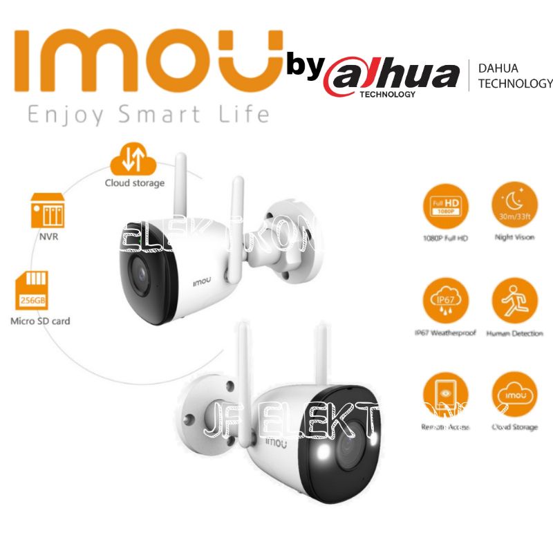 Ip Kamera Outdoor Imou Bullet 2C Full hd 1080p 2mp Original by Dahua