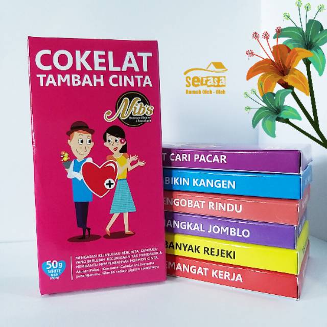 

Cokelat Kekinian 50gr Tambah Cinta