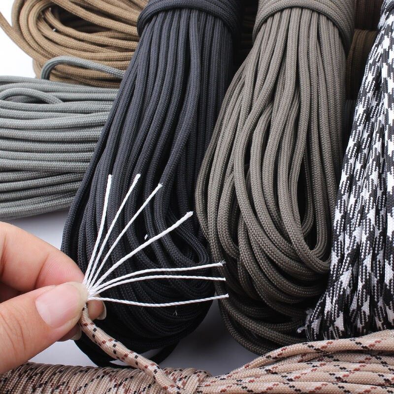 Tali Paracord 4 mm Aksesoris Gelang Outdoor Adventure Parachute Cord