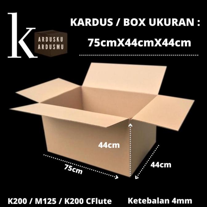 

KARDUS POLOS / KARTON BOX UK 75X44X44