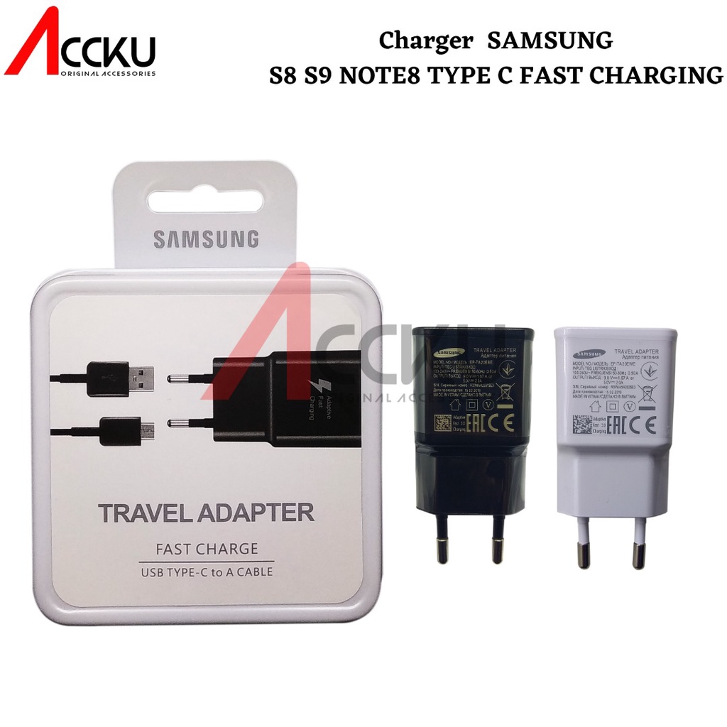 CHARGER SAMSUNG S8 / CASAN SAMSUNG S8 / NOTE 7 TYPE C CHARGER SAMSUNG S8/A3/A5/A7 2017 USB C 15W ORIGINAL 99.9