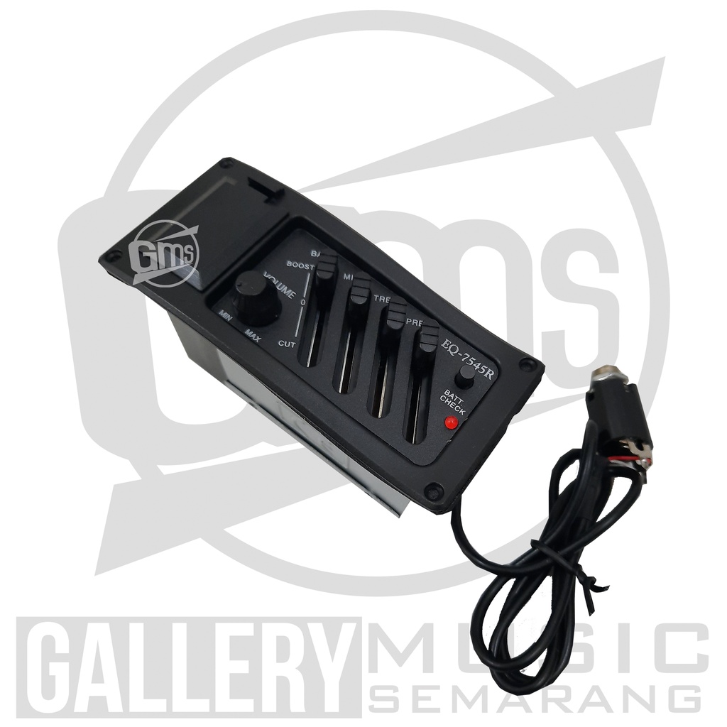 ORIGINAL!!! Preamp Equalizer Gitar Akustik Elektrik 7545R Import