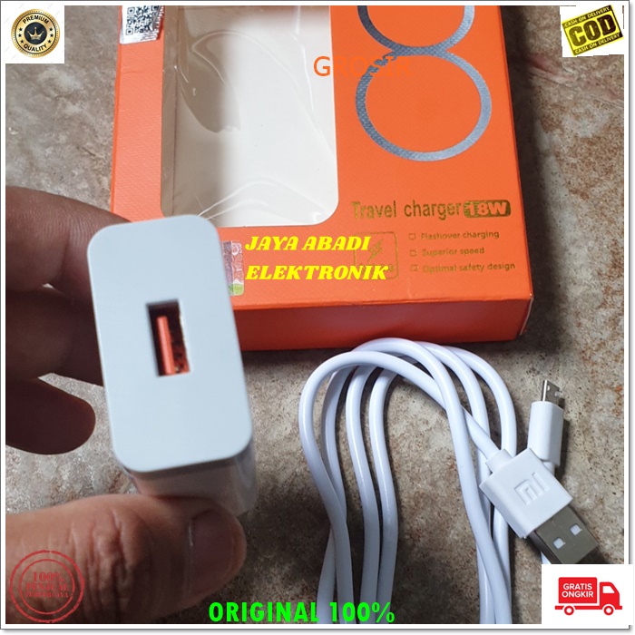 J320 XIAOMI ADAPTOR CHARGER SATU SET MICROUSB SUPPORT FAST CHARGING 2.5A 18 WATT SMART TRAVELL ADAPTIVE CASAN ADAPTOR USB ADAPTER TC SUPER SPEED ANDROID HANDPHONE QUICK QUALLCOM REAL QC KABEL TEBAL DAN AWET  BISA UNTUK SEGALA JENIS DAN MERK HP MICRO