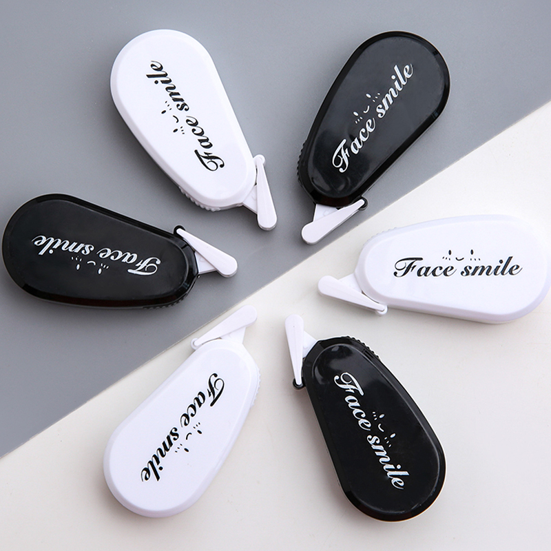 6pcs Correction Tape Kertas Korea Bentuk Macaron Multi Warna Untuk Perlengkapan Sekolahkantor