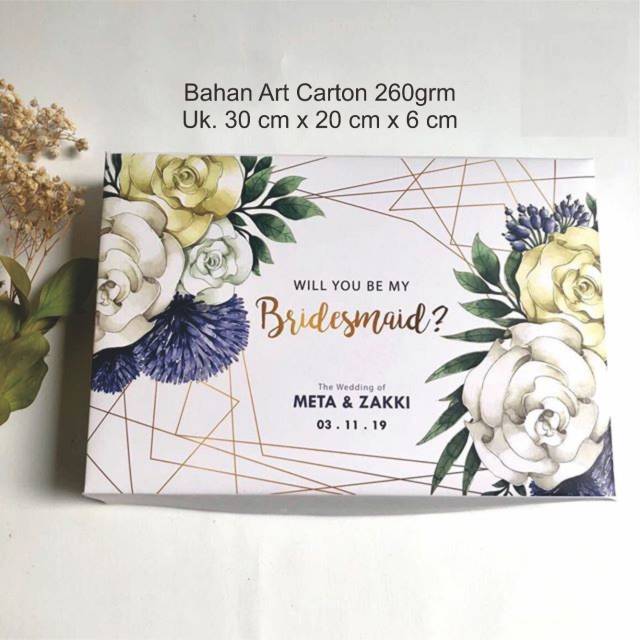 

Box Bridesmaid / Softbox bridesmaid Custom/Box Lebaran