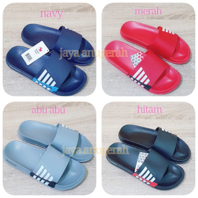 SANDAL SELOP PRIA BAHAN KARET RINGAN DAN NYAMAN KOMIN K069