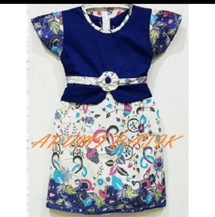 Dress / Terusan / Baju Batik Anak Perempuan 1837