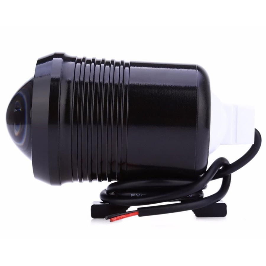 Lampu Tembak Motor LED High Low Beam U2 1200 Lumens 30W - Black