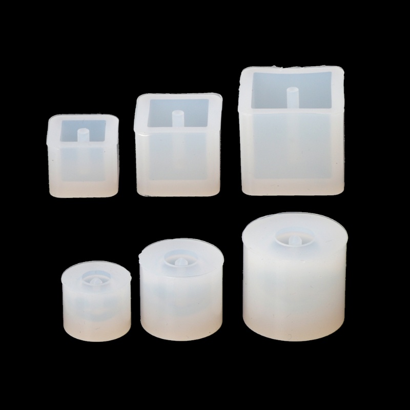 SIY  6pcs Silicone DIY Beads Mold Bracelet Earring Pendant Jewelry Making Resin Mould