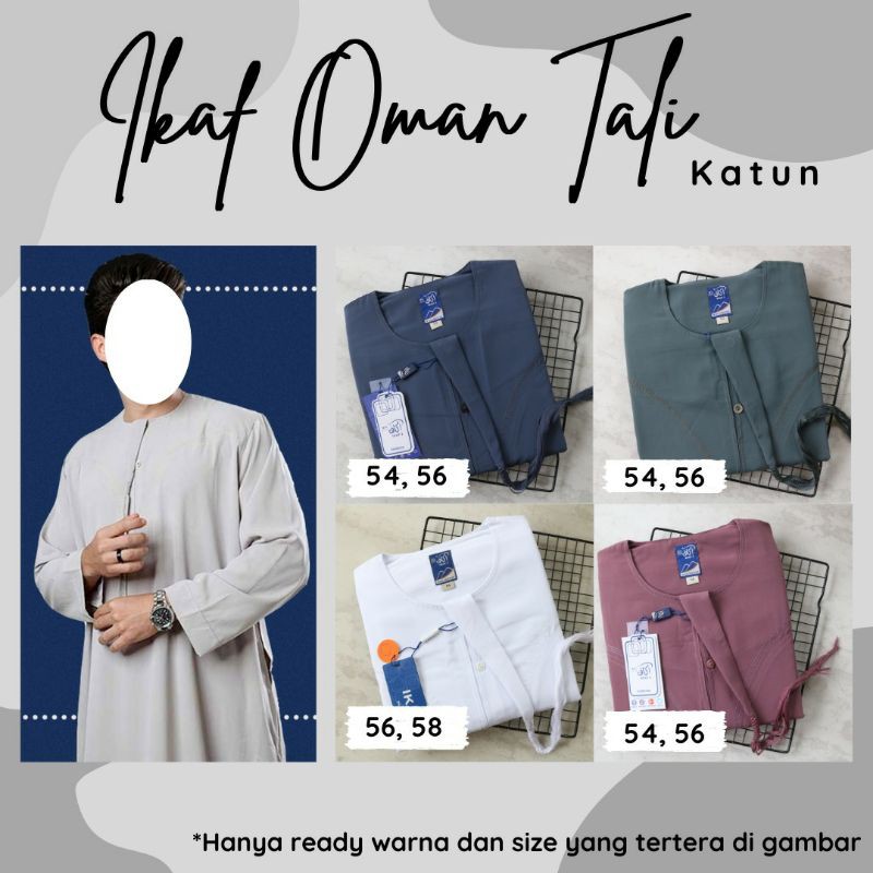 Jubah Ikaf Oman Tali